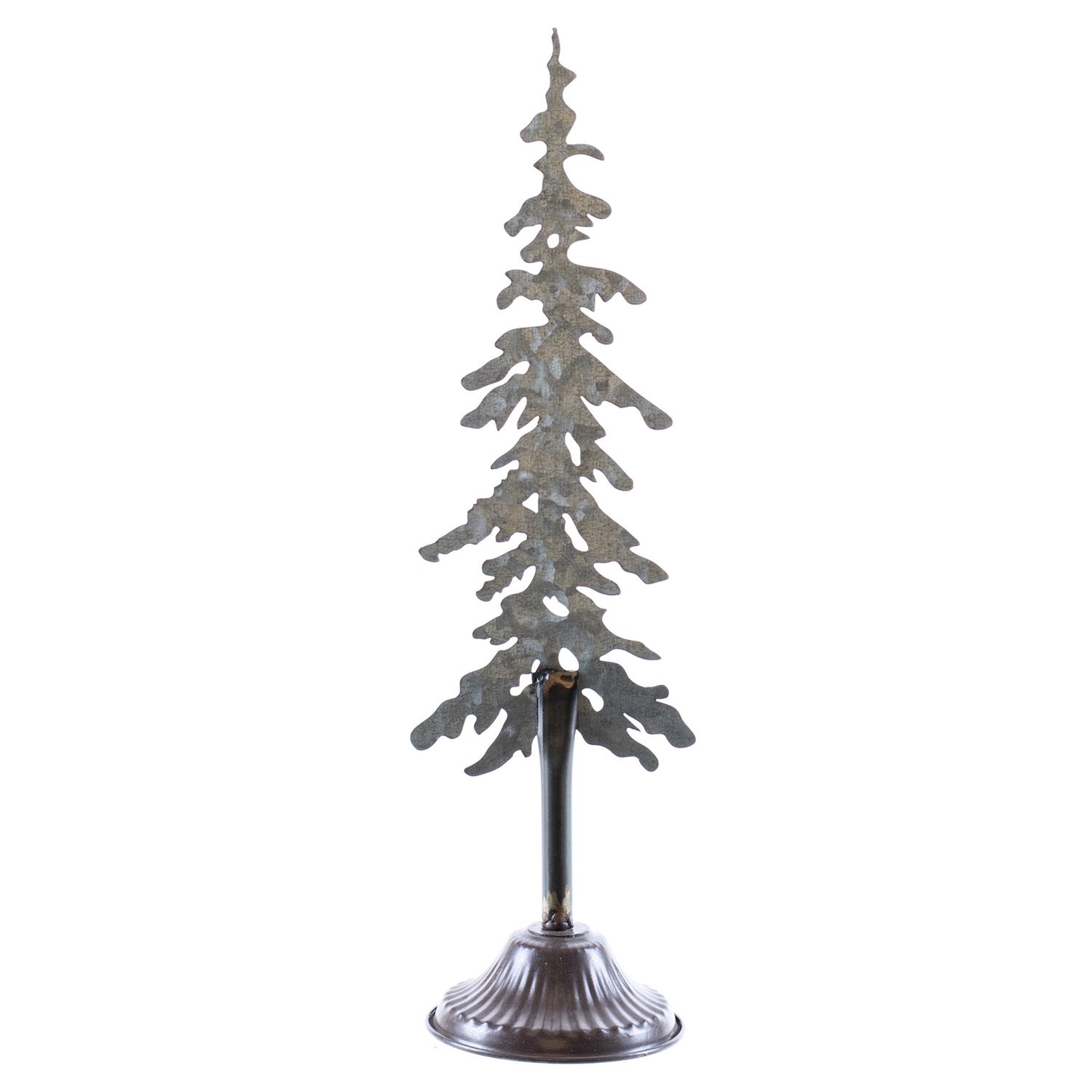 Tree, Metal Cutout w/Base Small