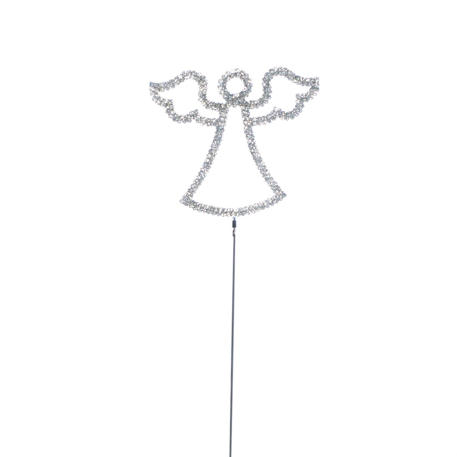 Angel on a Stick, Clear Beaded
