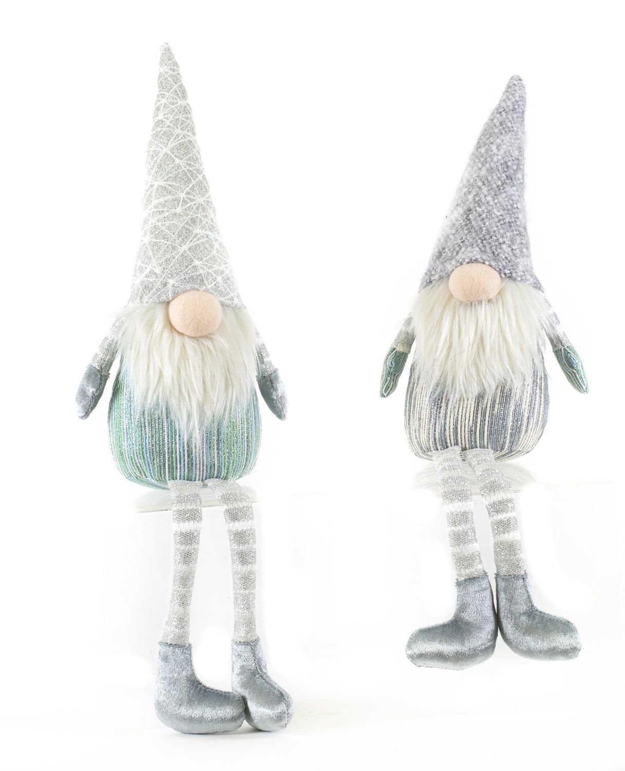 Gnome, Elegant Sitting w/ Beade Beaded Legs
