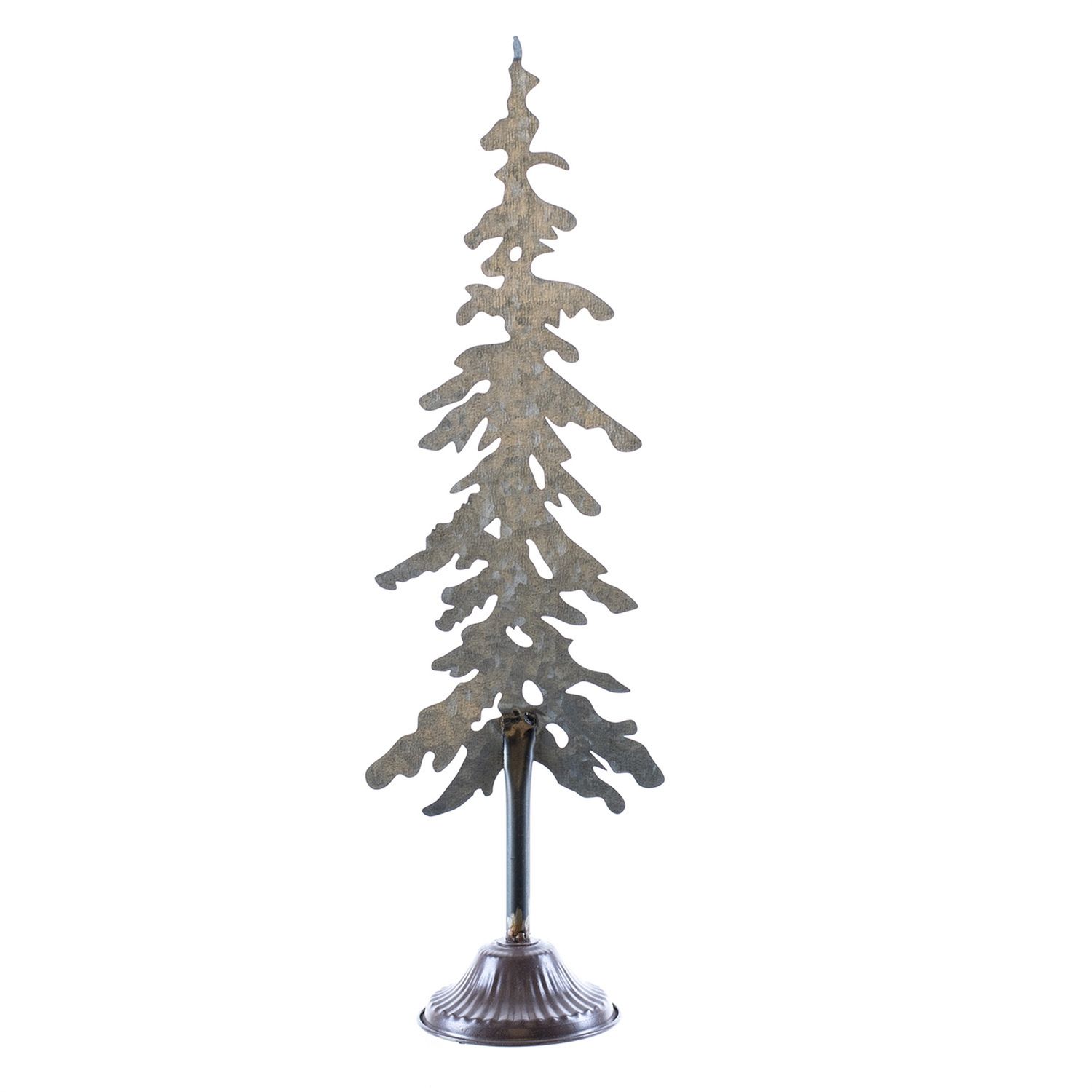 Tree, Metal Cutout w/Base Medium