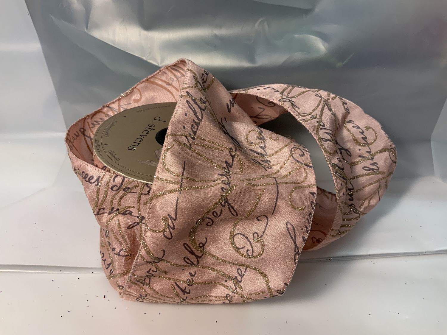 Ribbon, Pink French 4"x10yds