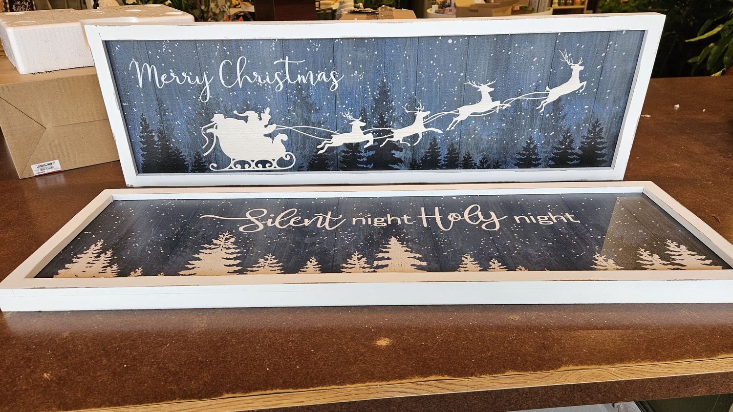 Wall Decor, Christmas 2 ass't 32"x10"