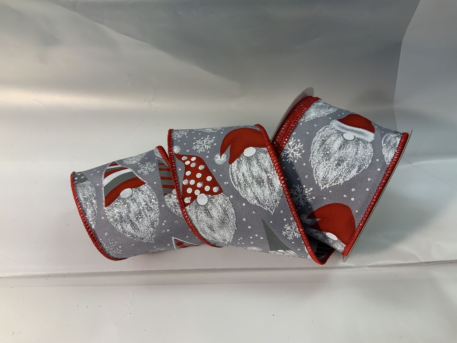 Ribbon, Gnome Red/Grey 10 yd