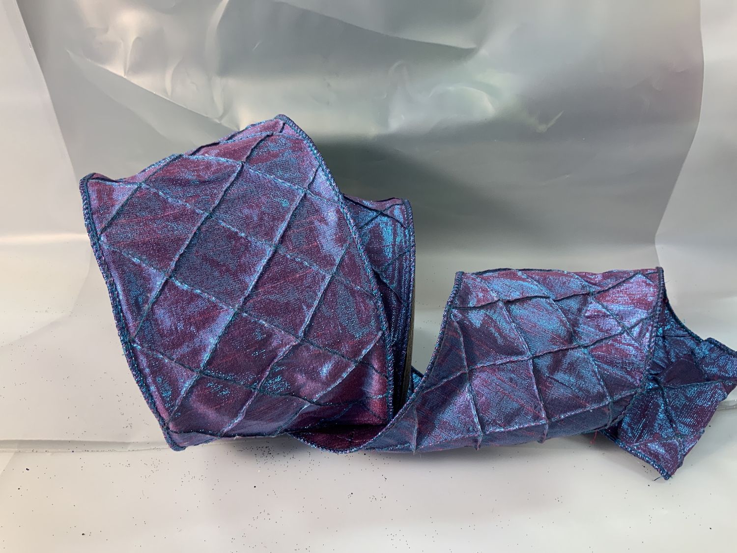 Ribbon, Metallic Pintuck 4"x10yds
