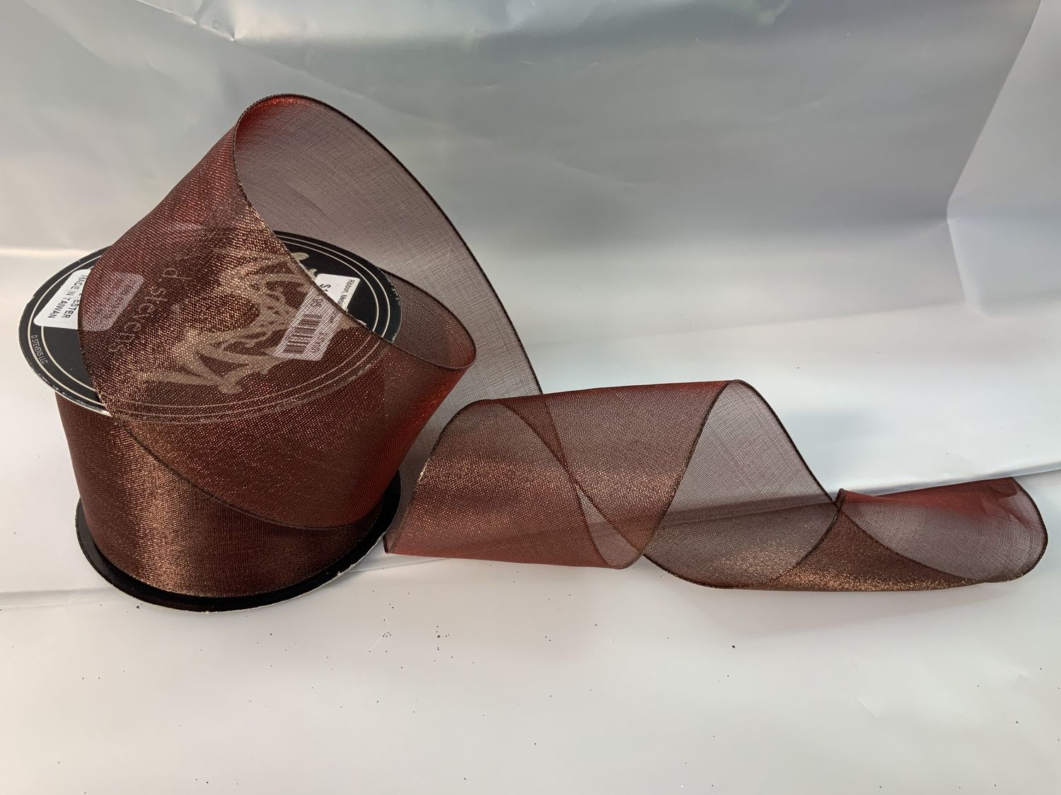Ribbon, Metallic Brown 2.5"x10Y