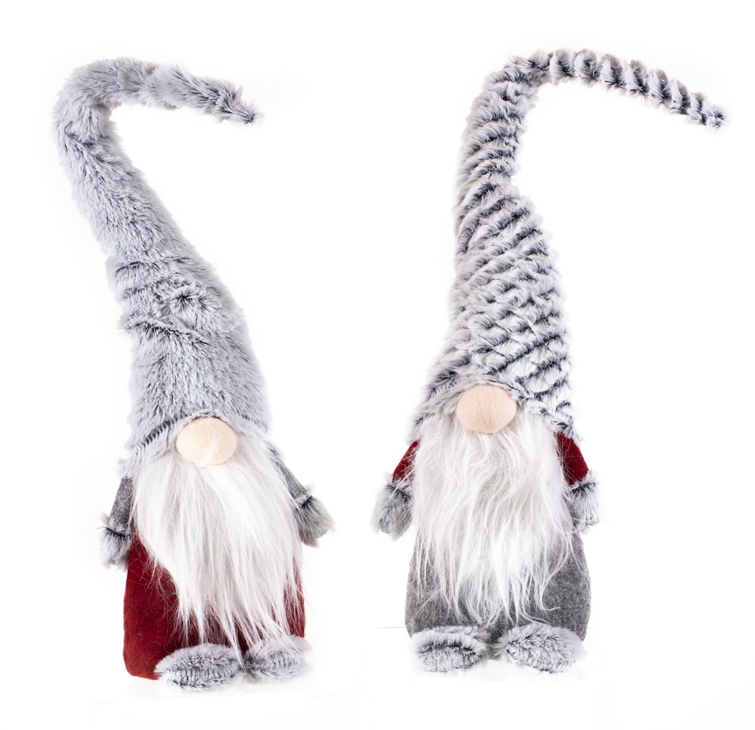 Gnome, Neal the Gnome (2) Red&amp;Grey
