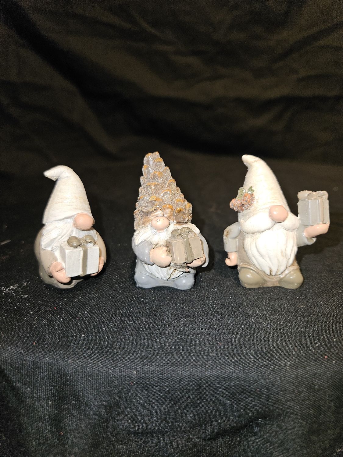 Gnomes, Birch Hats, mini  3 ass't
