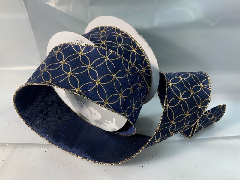 Ribbon, Torquil Navy 2.5&quot;x25yd