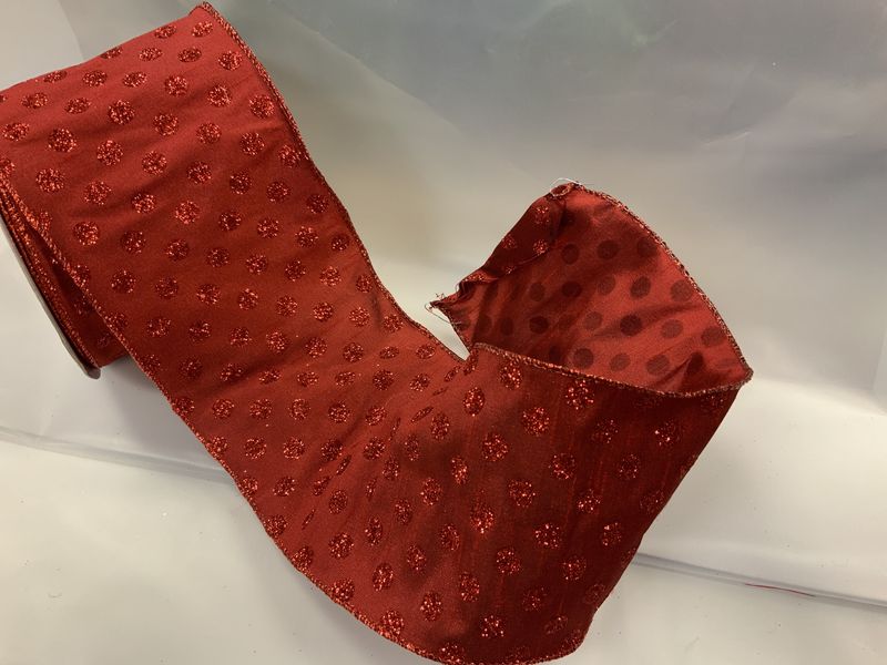 Ribbon, Ian Red 4&quot;x10yd