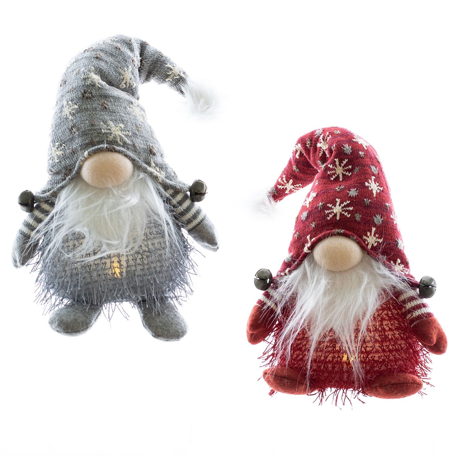 Gnome, Noble B/O Red or Grey Jingle Bell 2 ass't