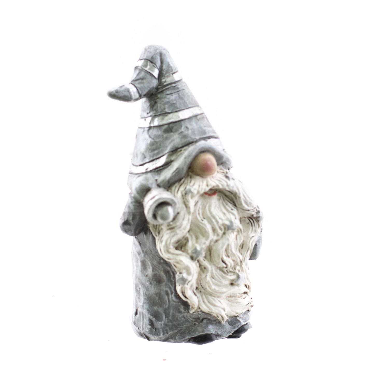 Gnome w/Bell 3" grey