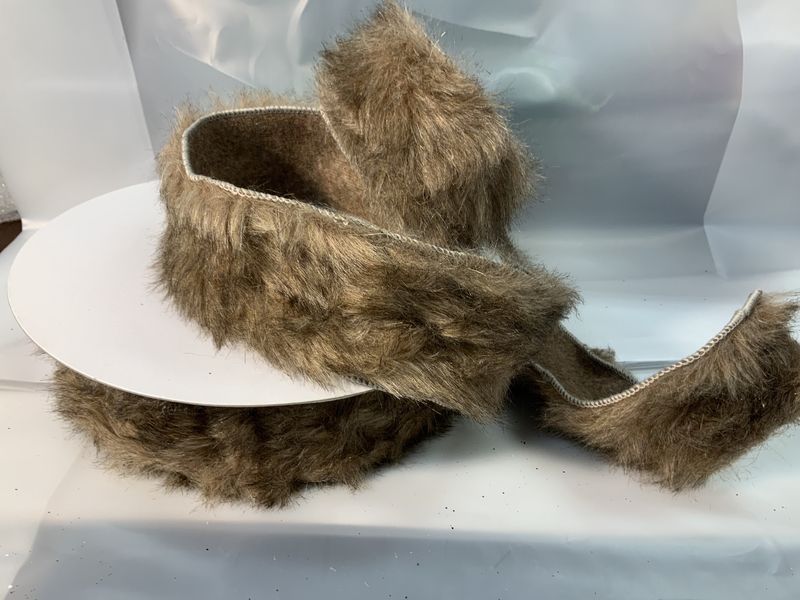 Ribbon, Fur 10yd Brown
