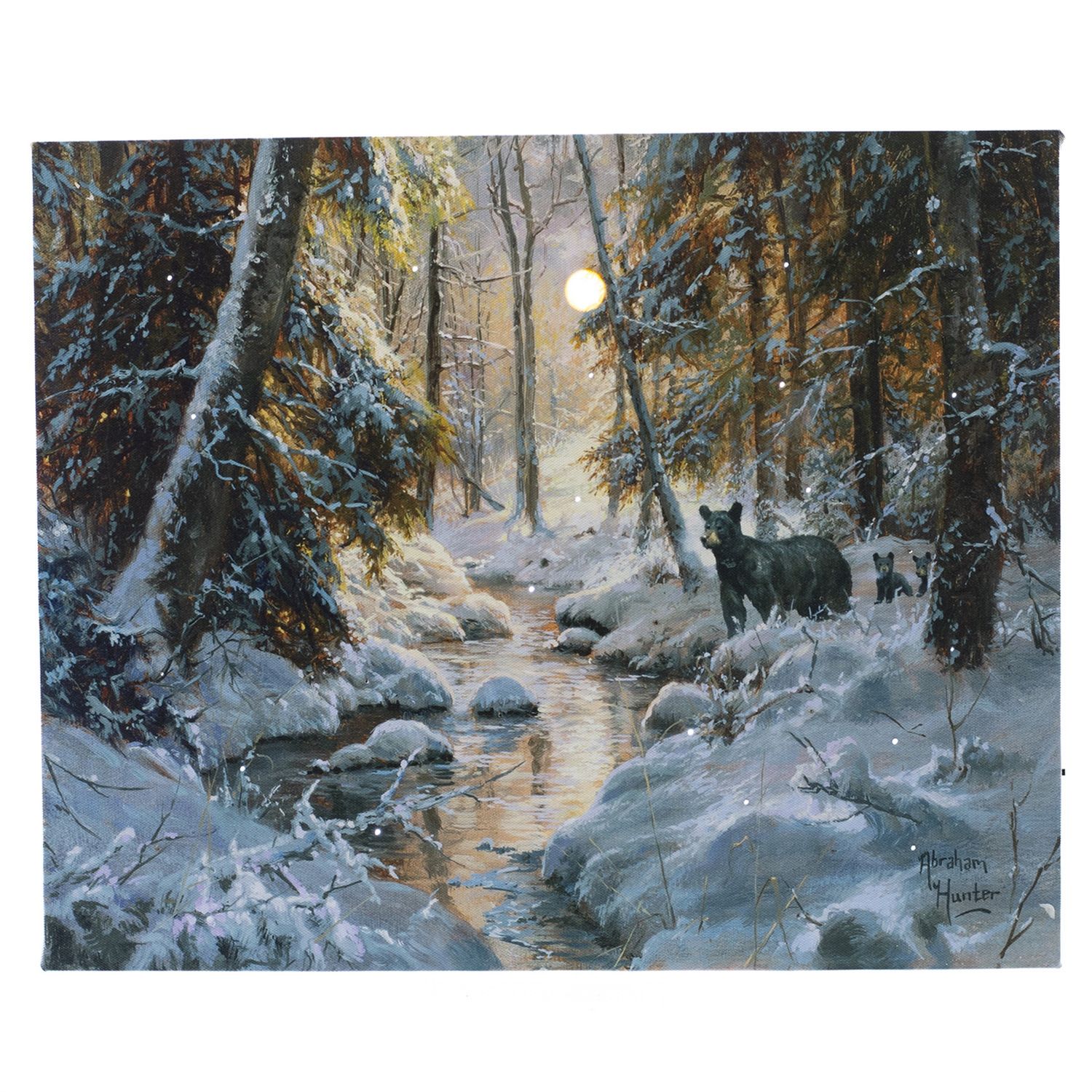 LED Canvas, Oh Bear Lg