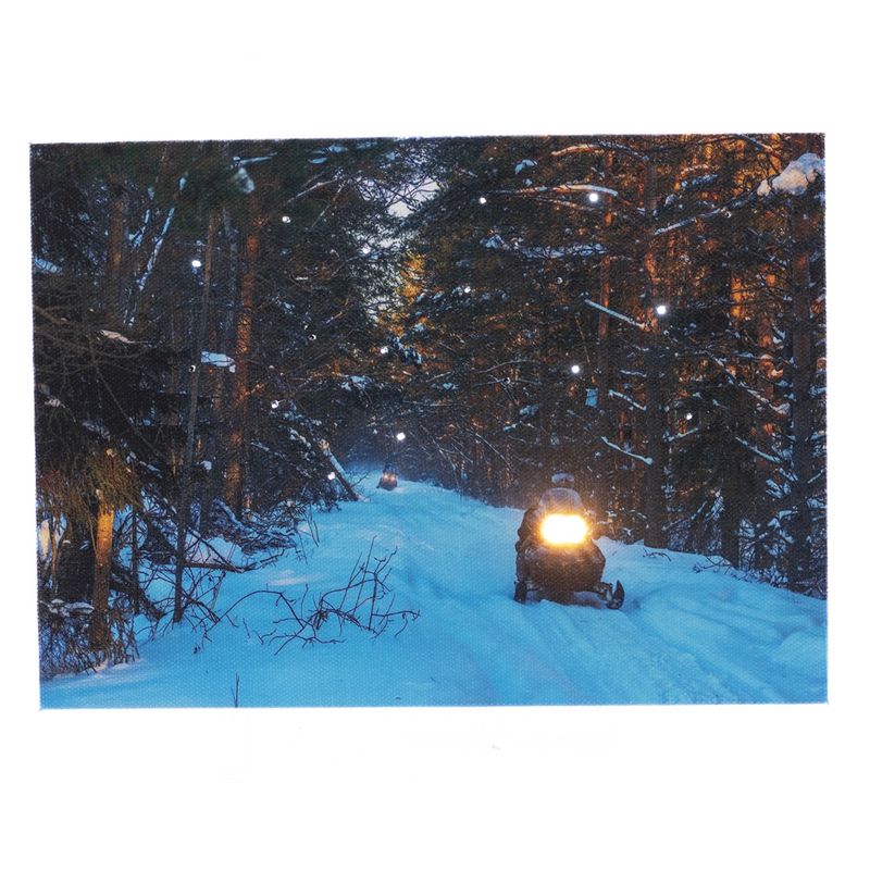 LED Canvas, Snowmobile Ride Sm