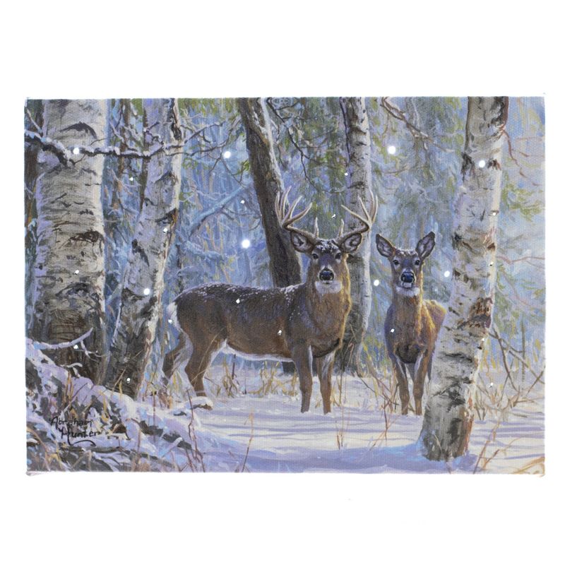 LED CANVAS, Deer Family