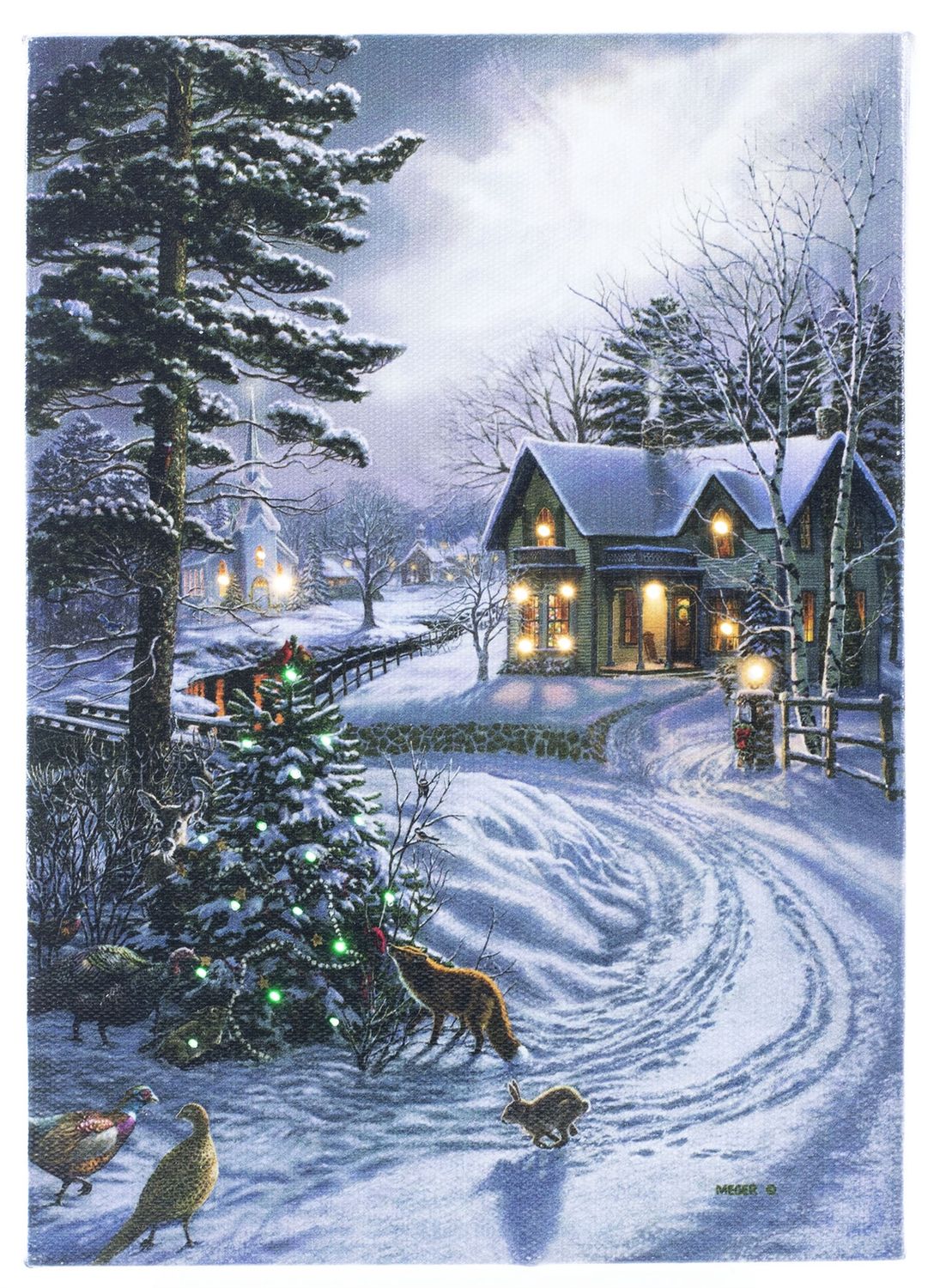 LED CANVAS, Cozy Barn Sm