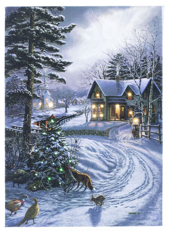 LED CANVAS, Cozy Barn Sm