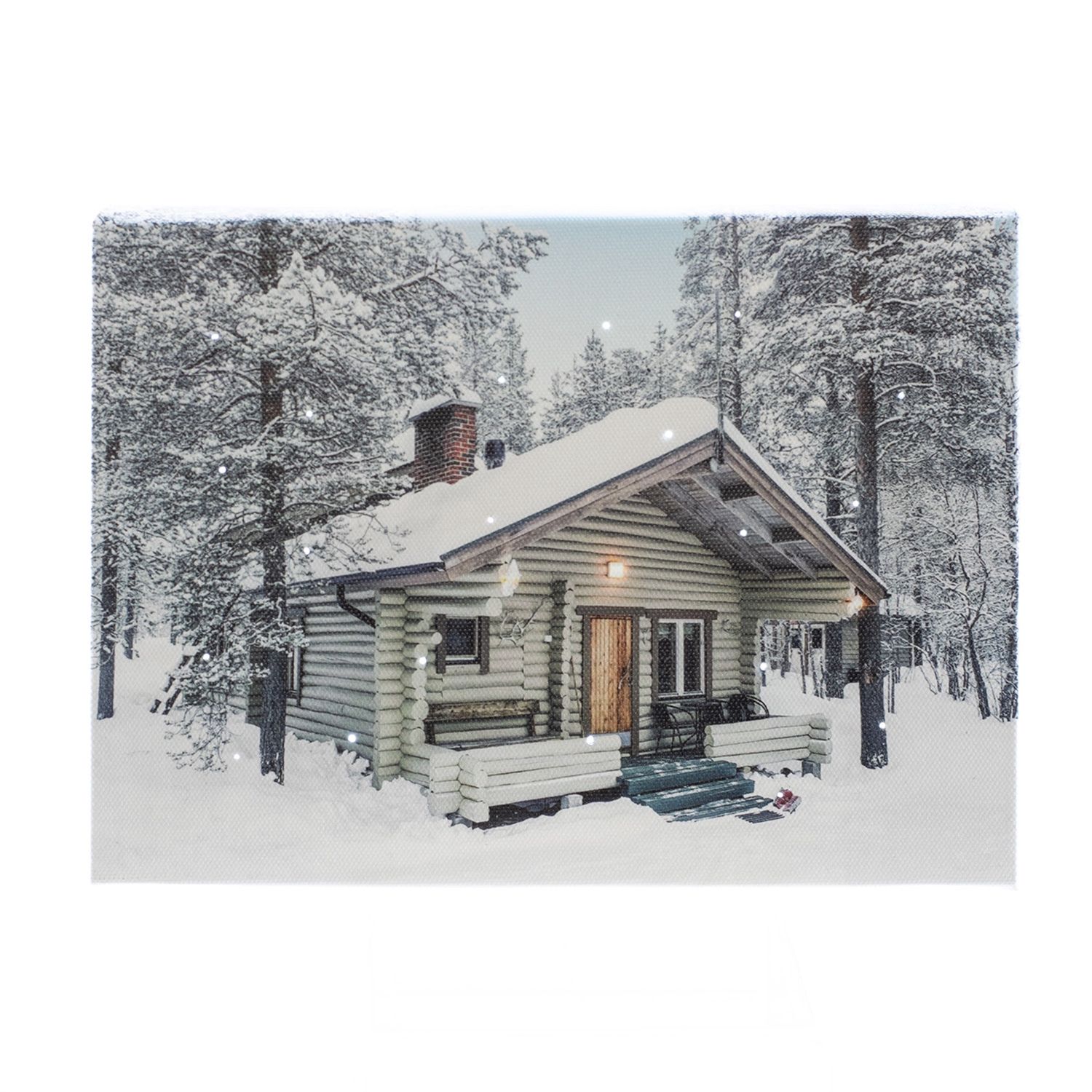 LED Canvas, Wintery Peace Sm