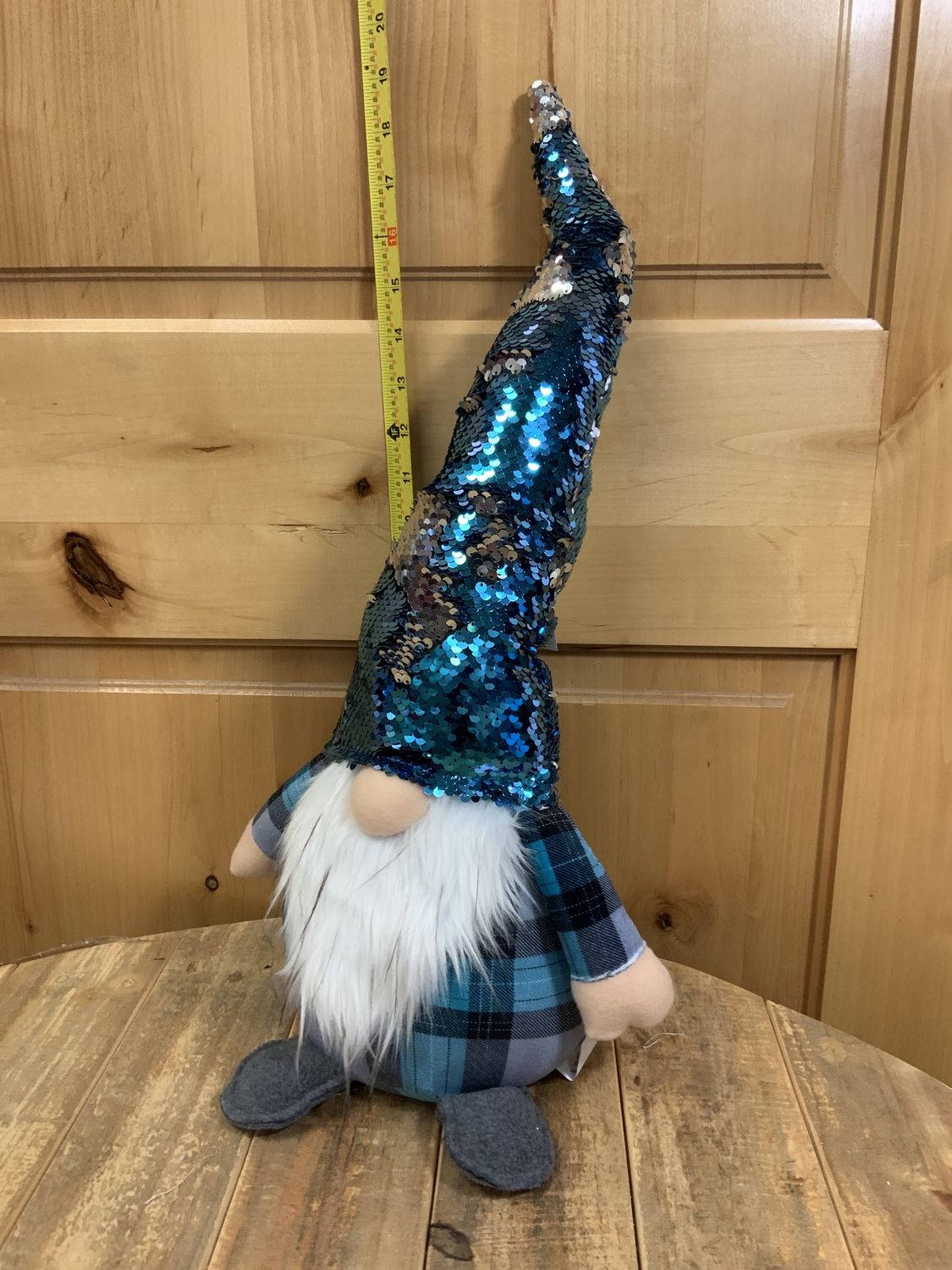 Gnome, Sequin Hat Red/Blue Pld