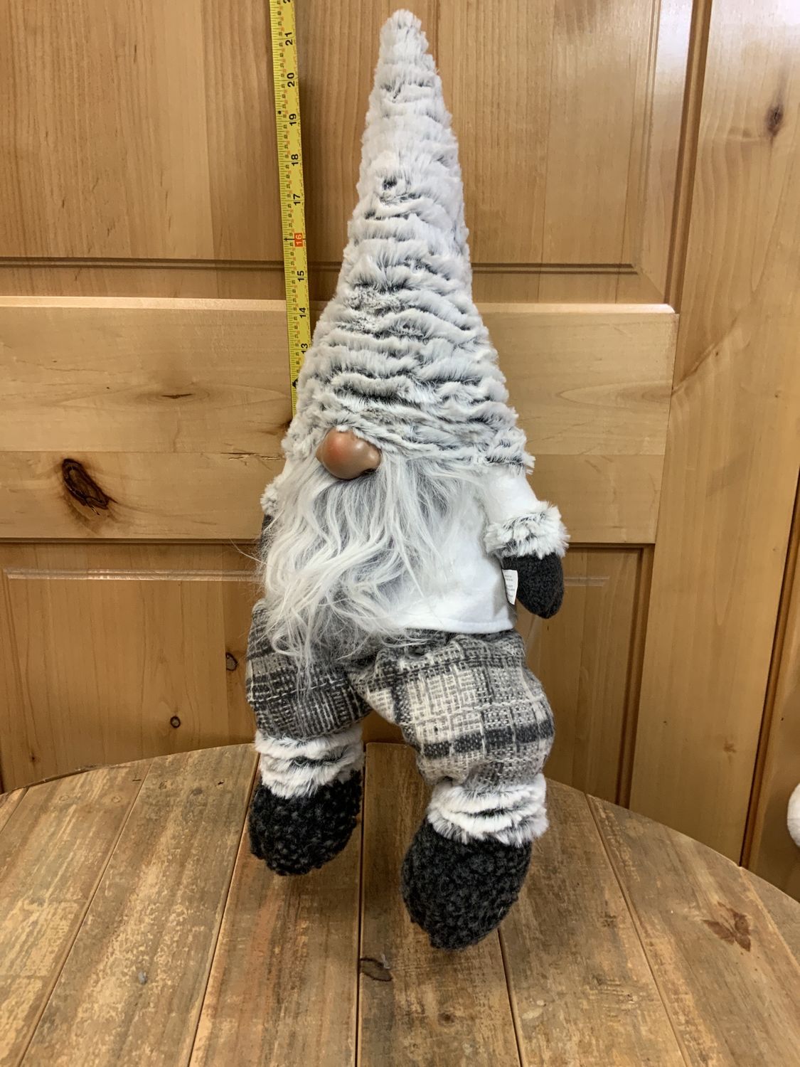 Gnome, Chenille Hat gray/legs