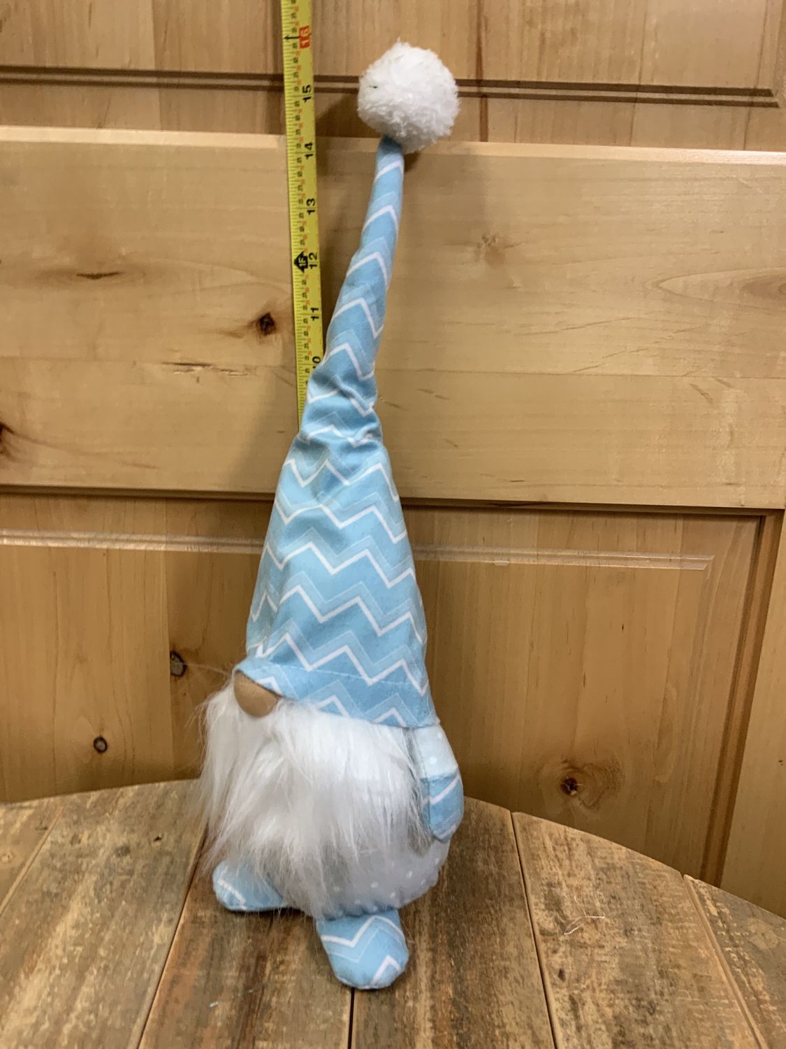 Gnome, 16" Light Bl/Gy feet