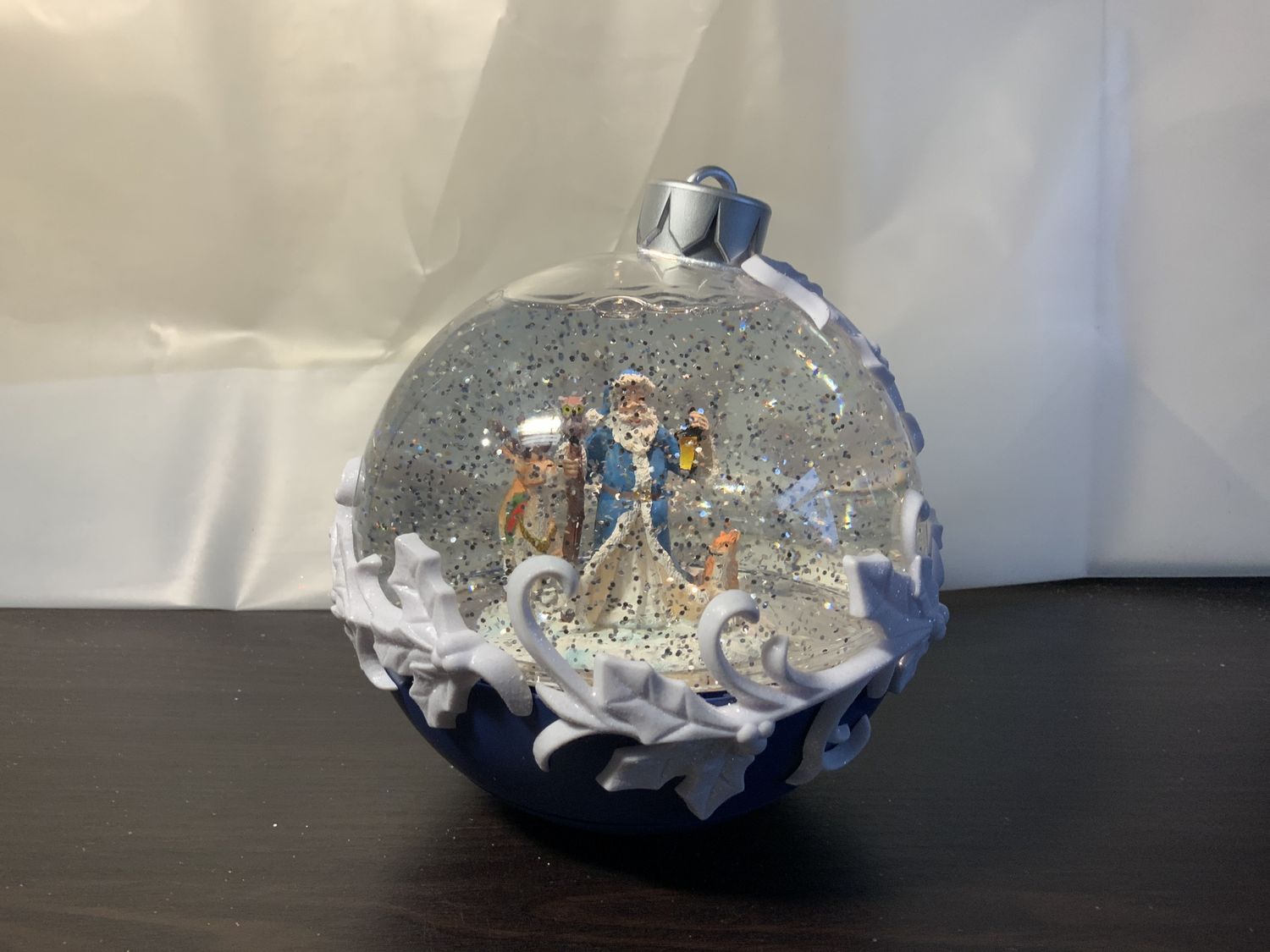 DOME ORNAMENT, 6.5"H LED SWIRL 6.5" DOME
