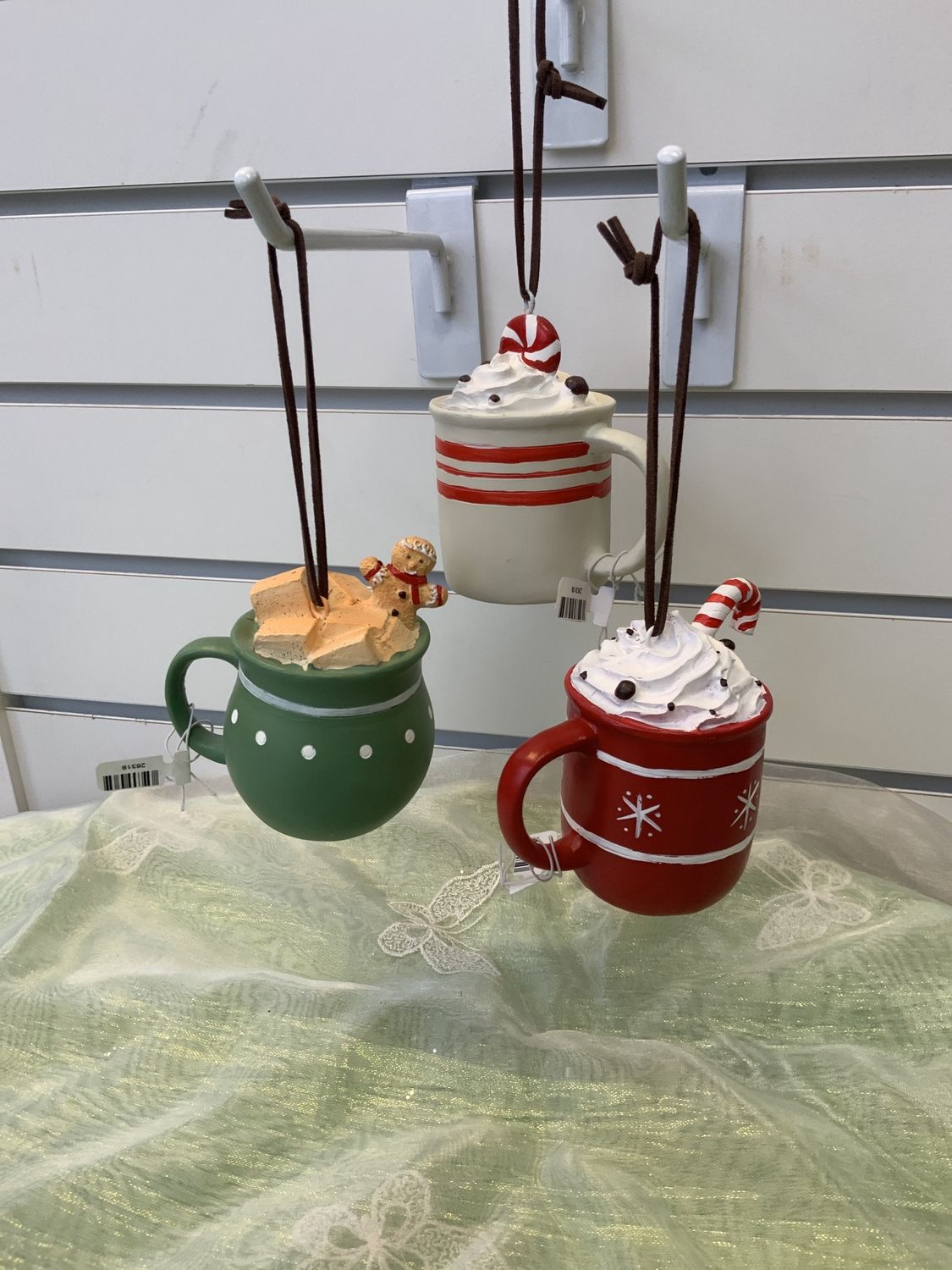 Ornament, Xmas Hot Drink 3 asst cups