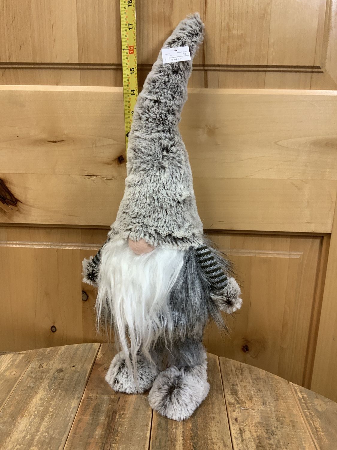 Gnome, Gray Wobble 17"