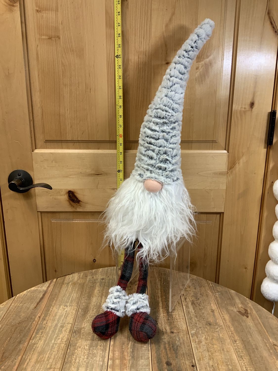 Gnome, Fur Hat gray/white