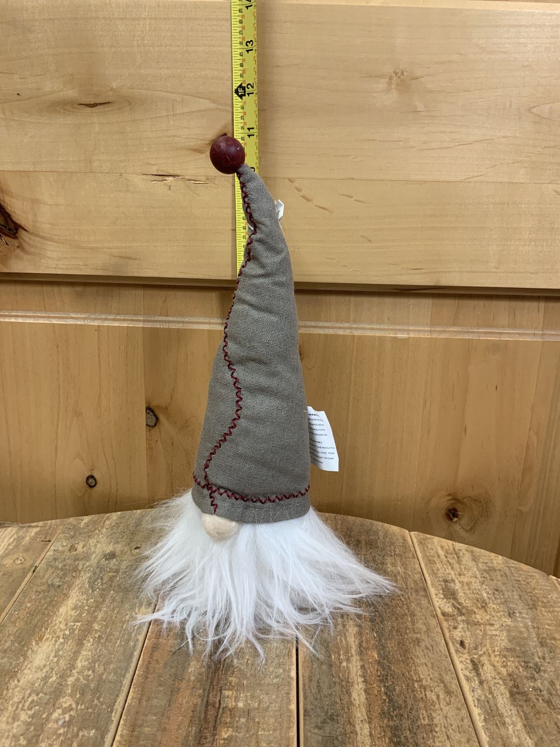 Gnome, Berry Zigzag wood bead