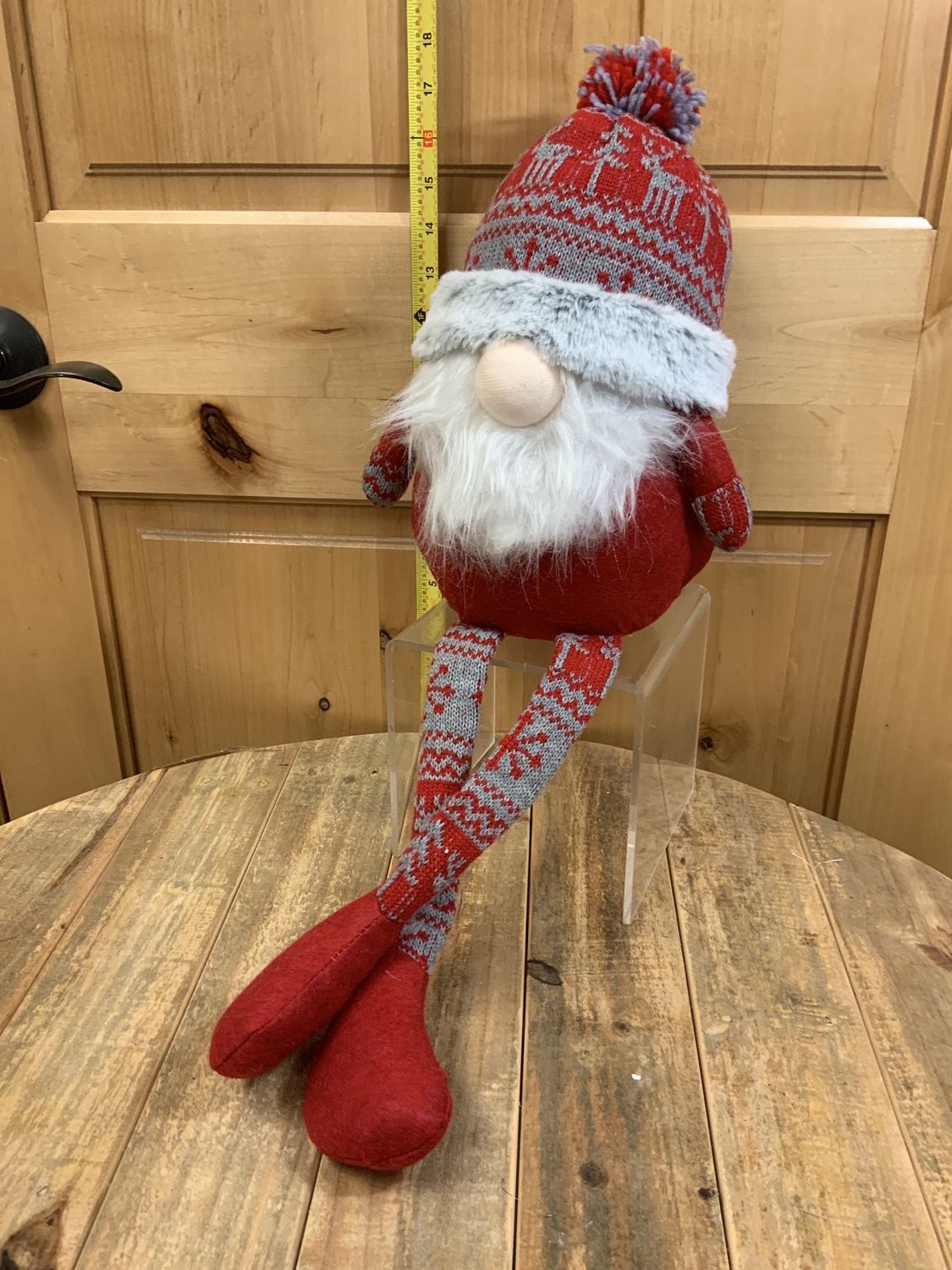 Gnome, LG Snowflake Beanie 25.5" dg leg