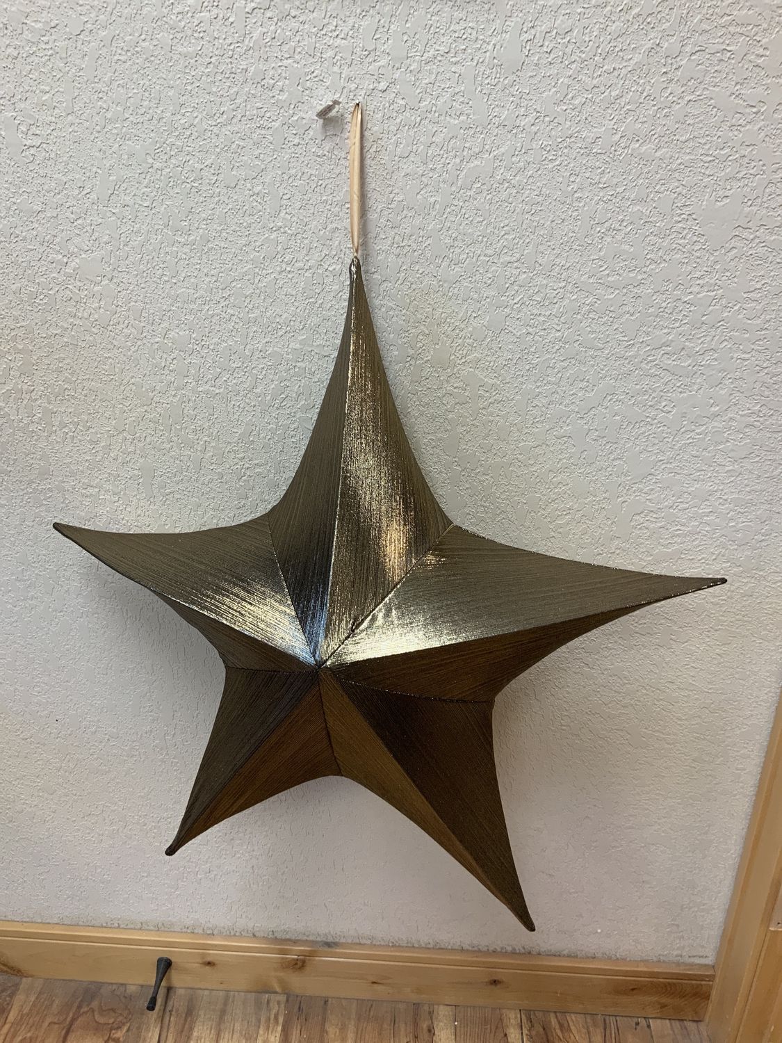 Ornament, Metallic Star Umber