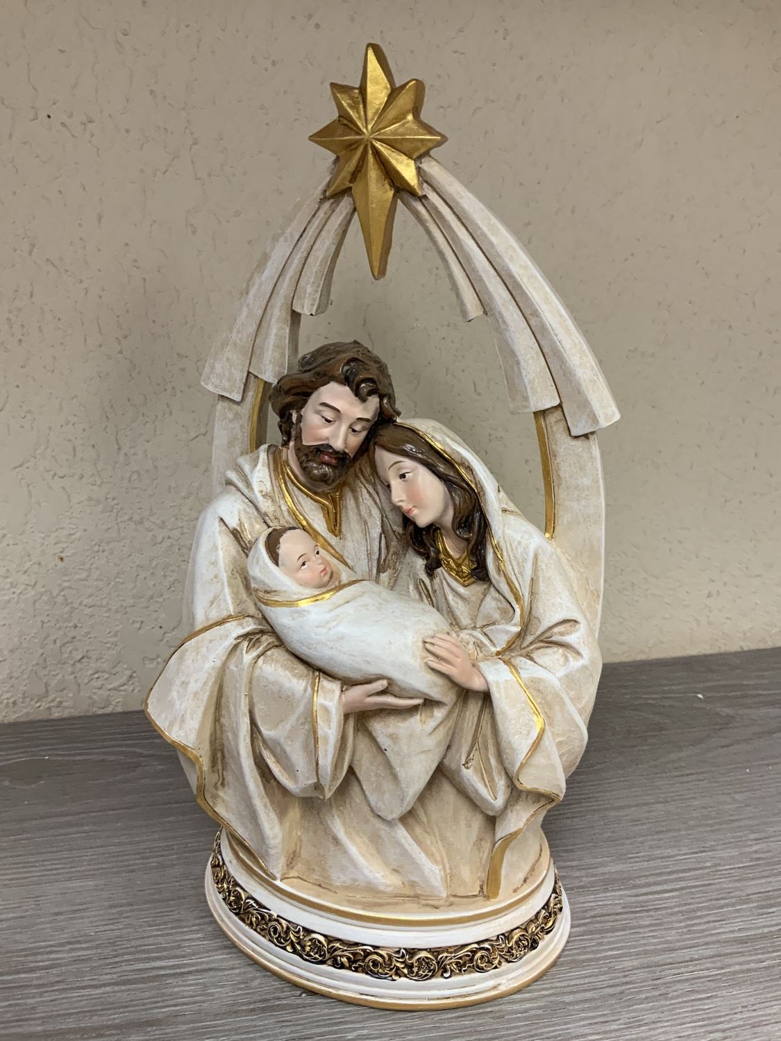 Figurine, Holy Family/Star Arch 11.5" bust