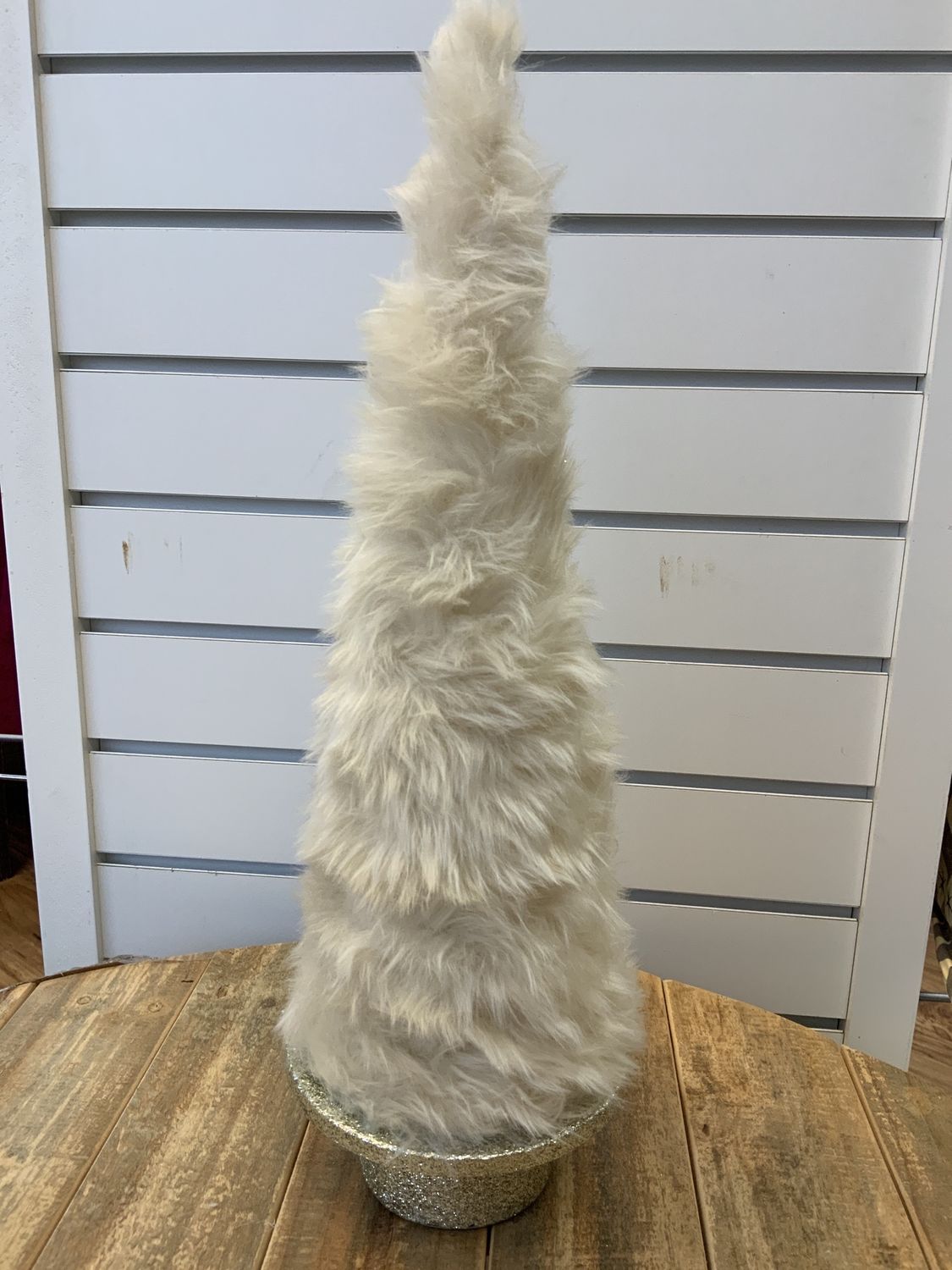 Cone Tree, Mink Fur 18"Champagne