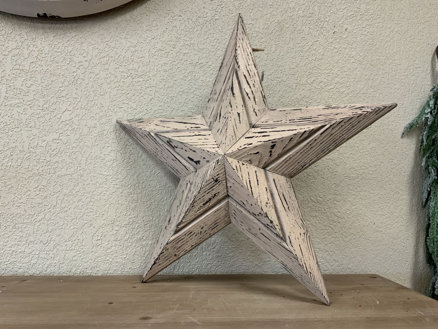 Star, Wood Natural 22.5" Lg