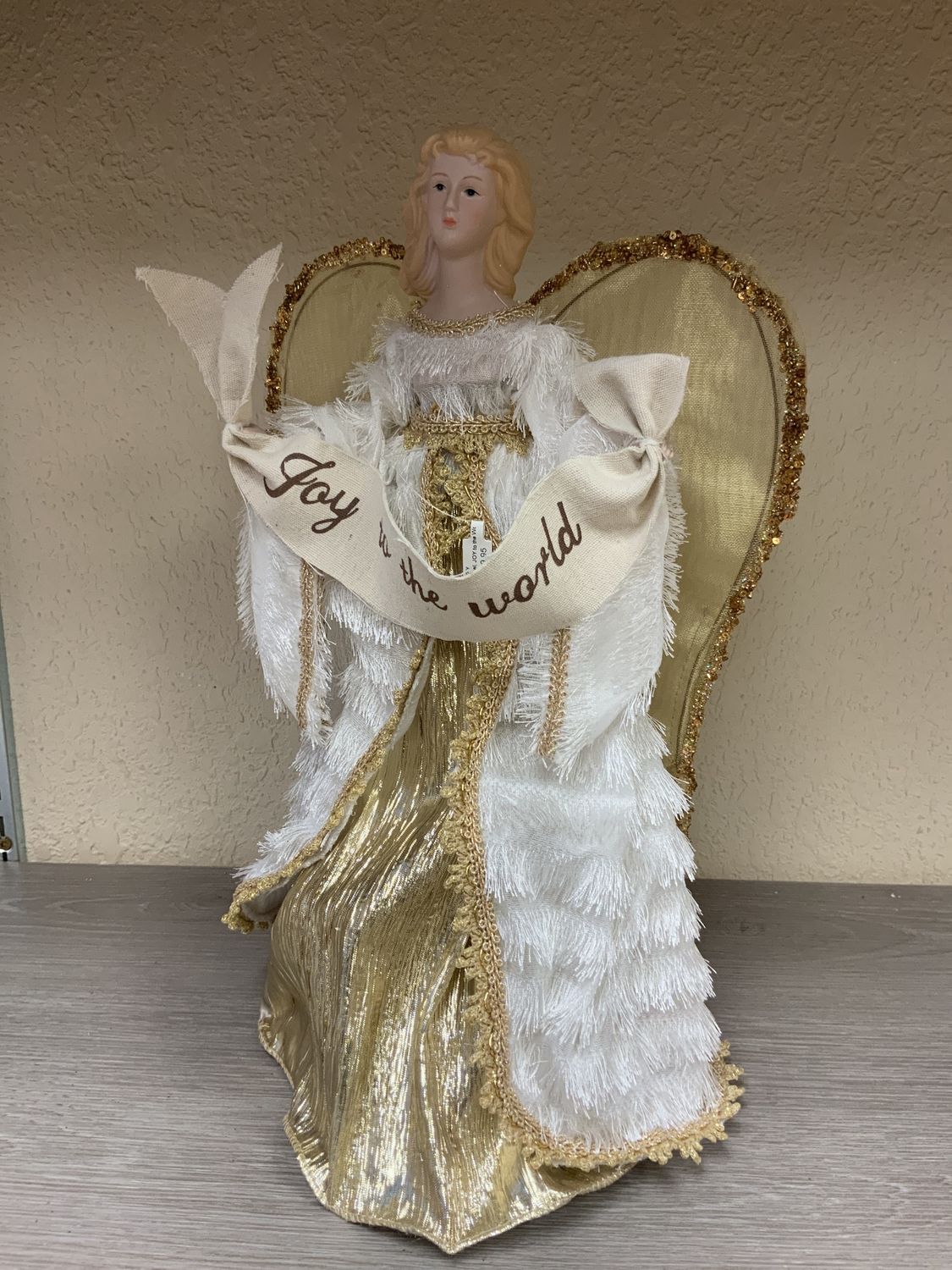 Angel, JOY to the World Ivory