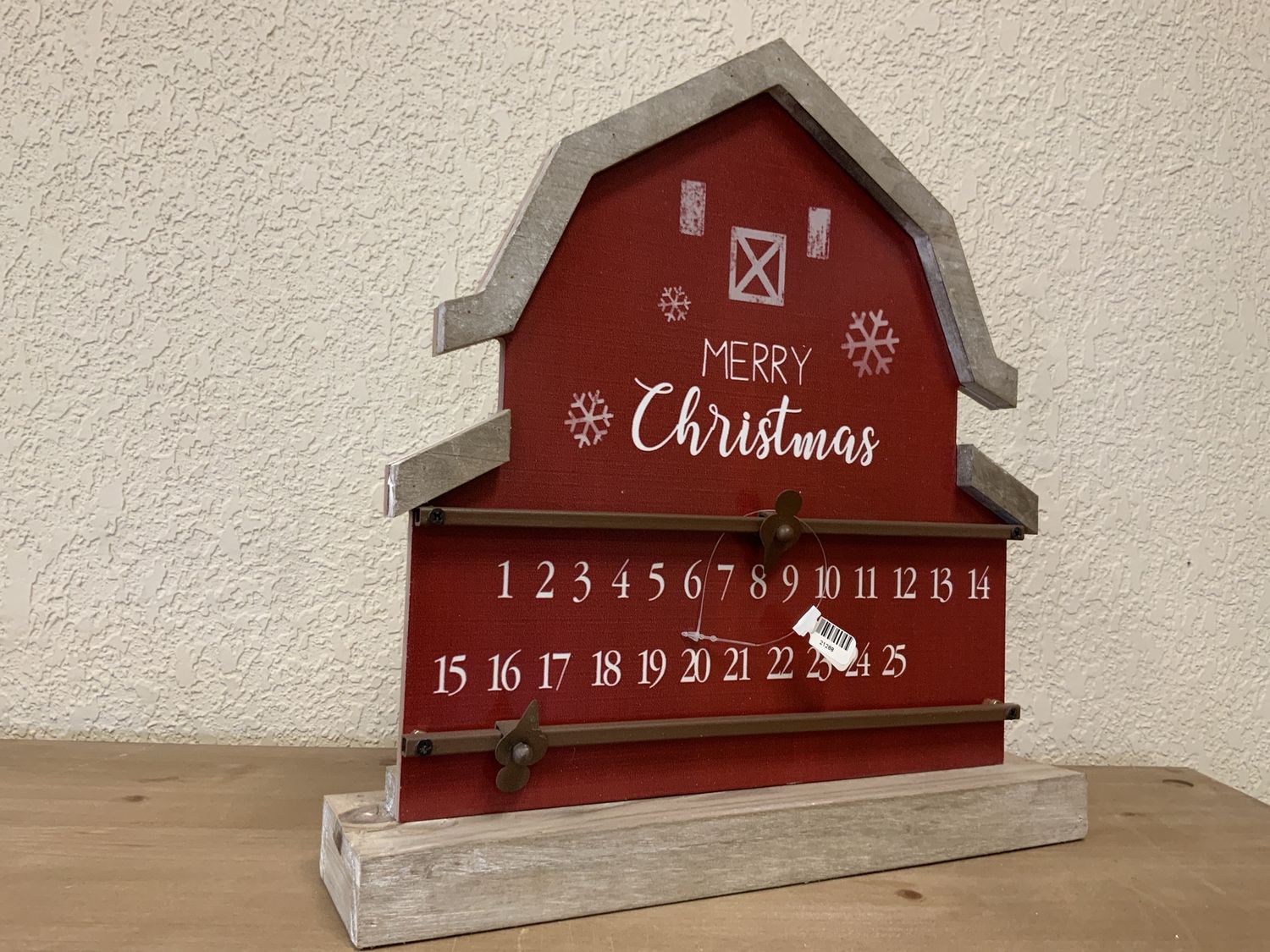 Advent Calendar, Barn red