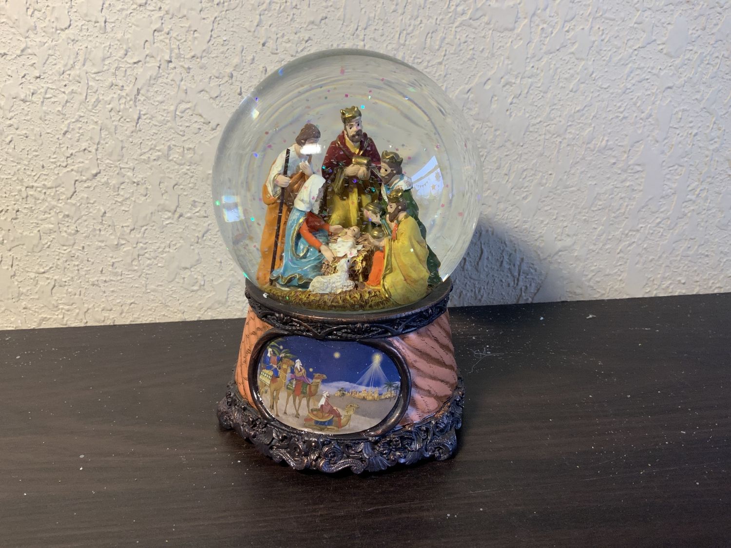 Snow Globe, 3 Kings Nativity 6"