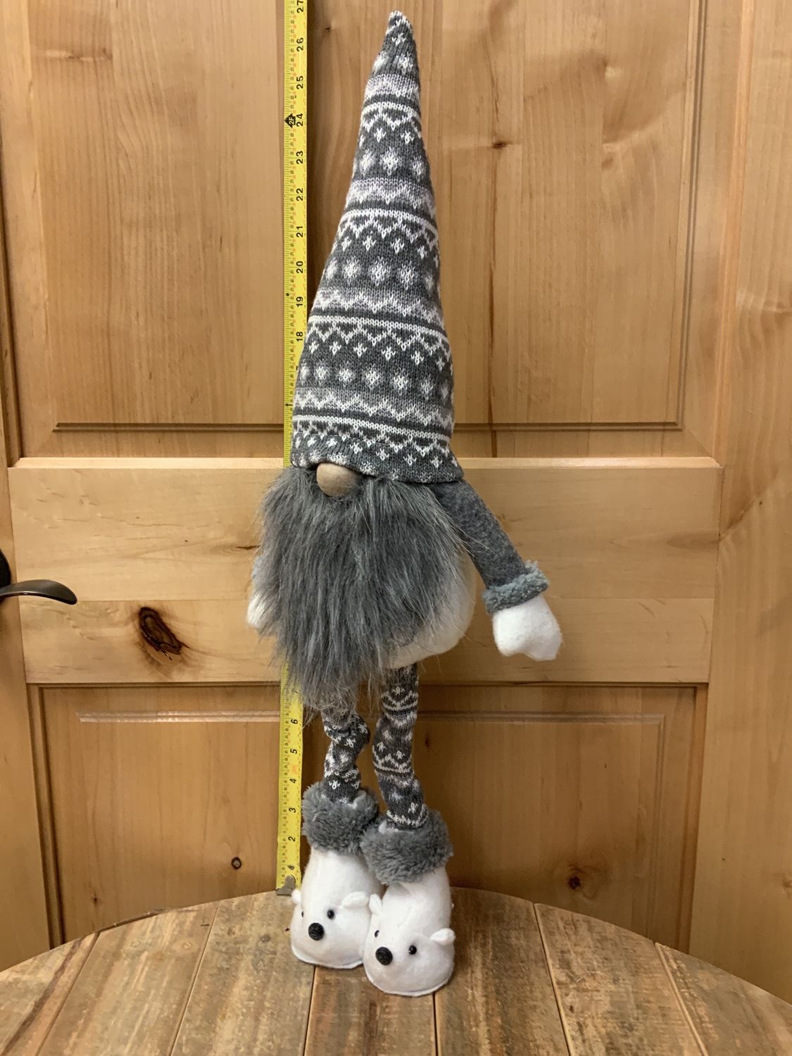 Gnome, Polar Bear Slippers 25"