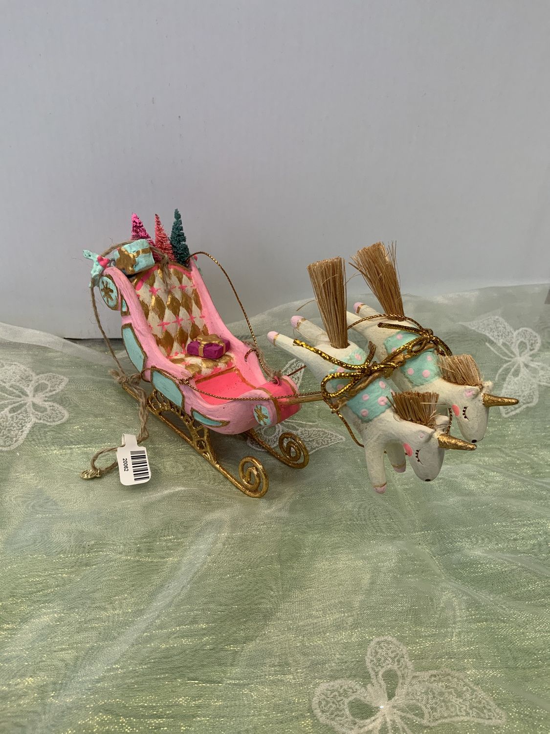 Ornament, Persian Sleigh 6.75" Resin