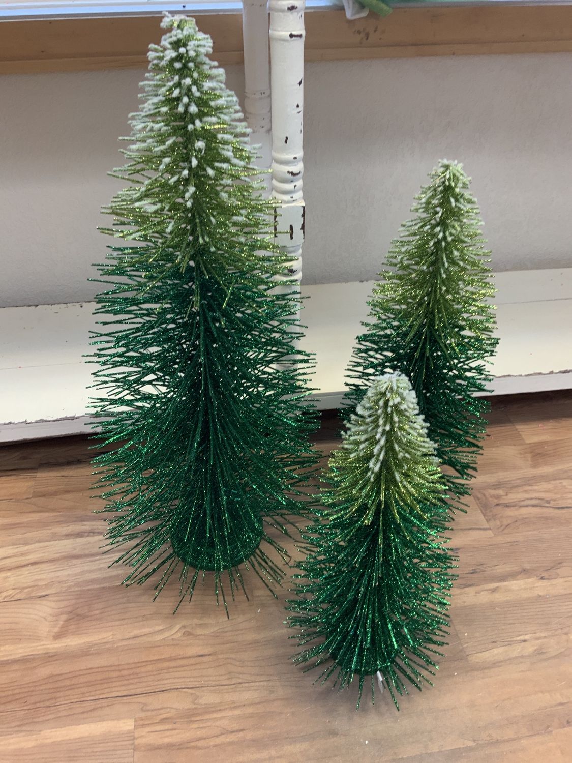Sisal Tree, XL Green Glittery