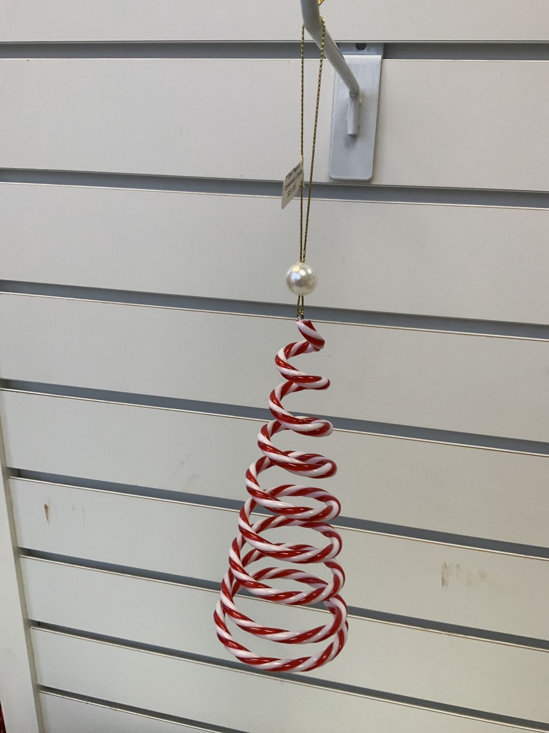Ornament, Candy Tree Swirl 7" Swr Pepmt