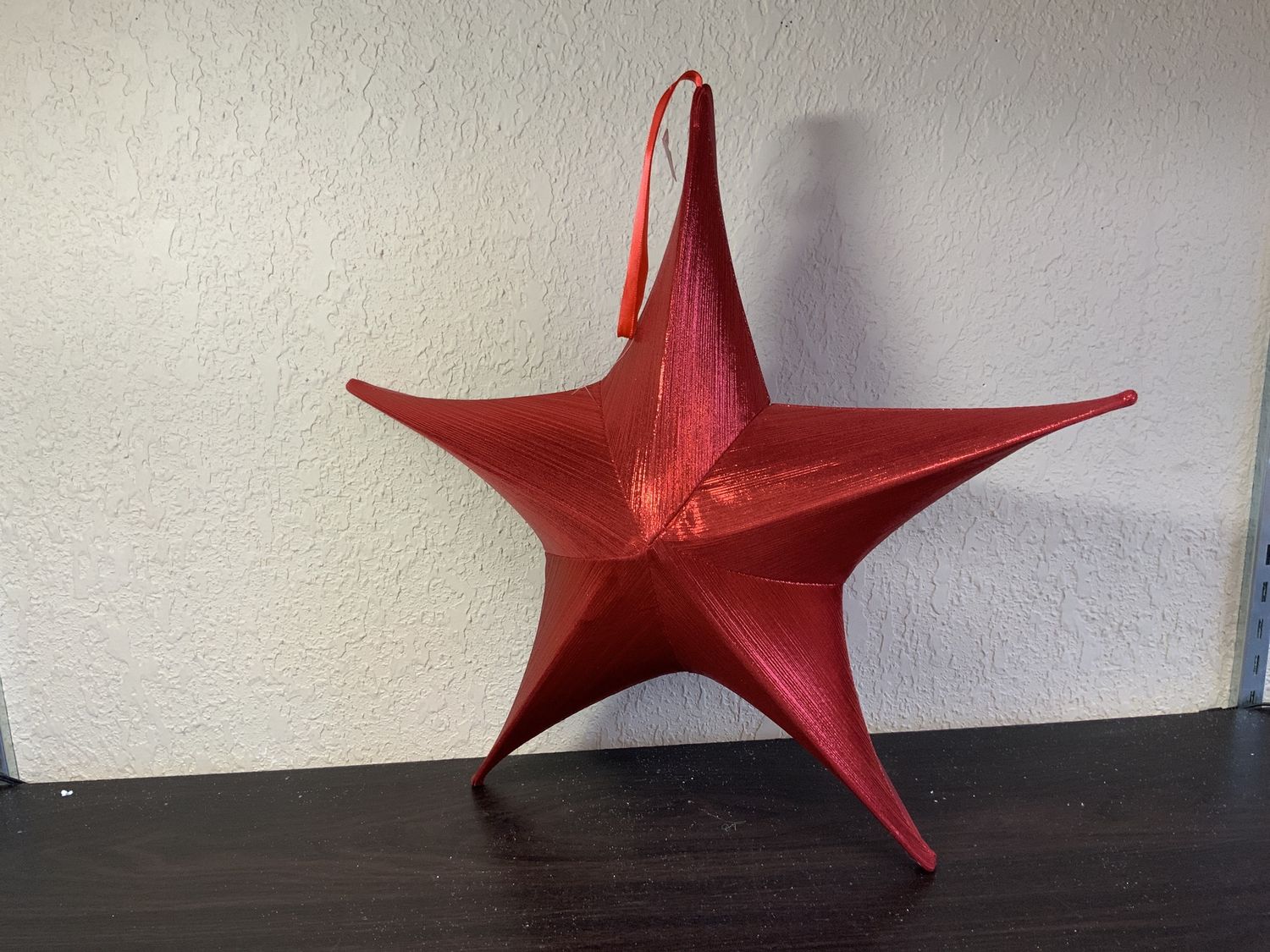 Star, Foldable 3D Red 16"