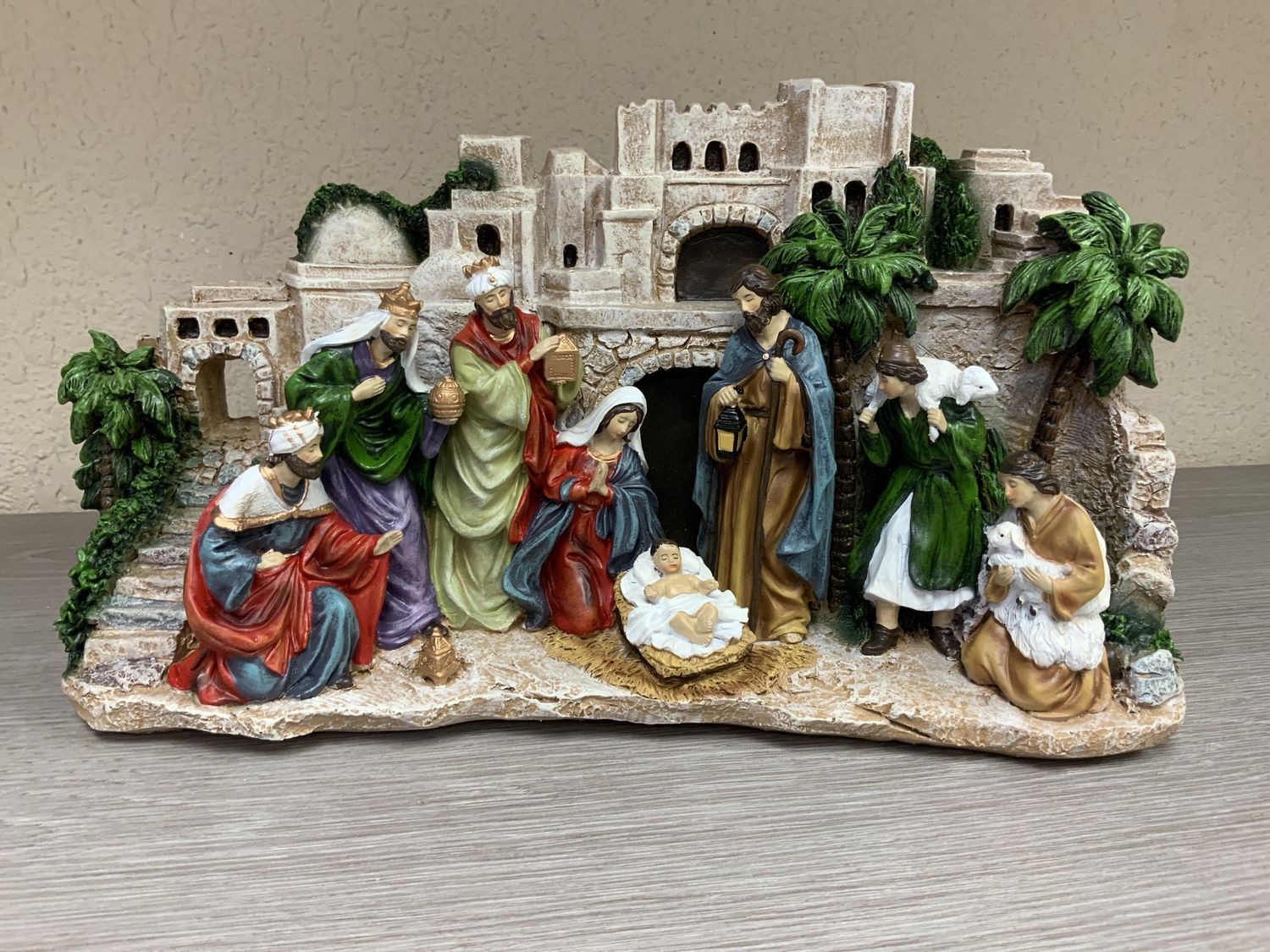 Nativity, Town Scene 8" 1pc