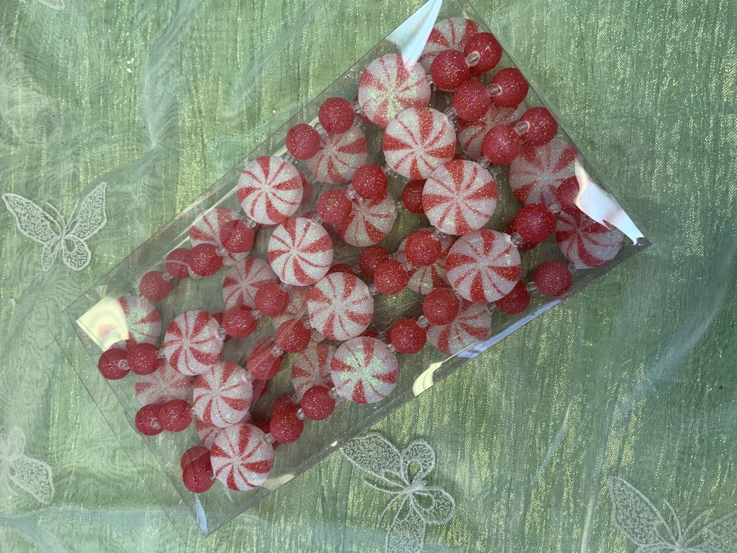 Garland, Sugar Candy 72" red/whit