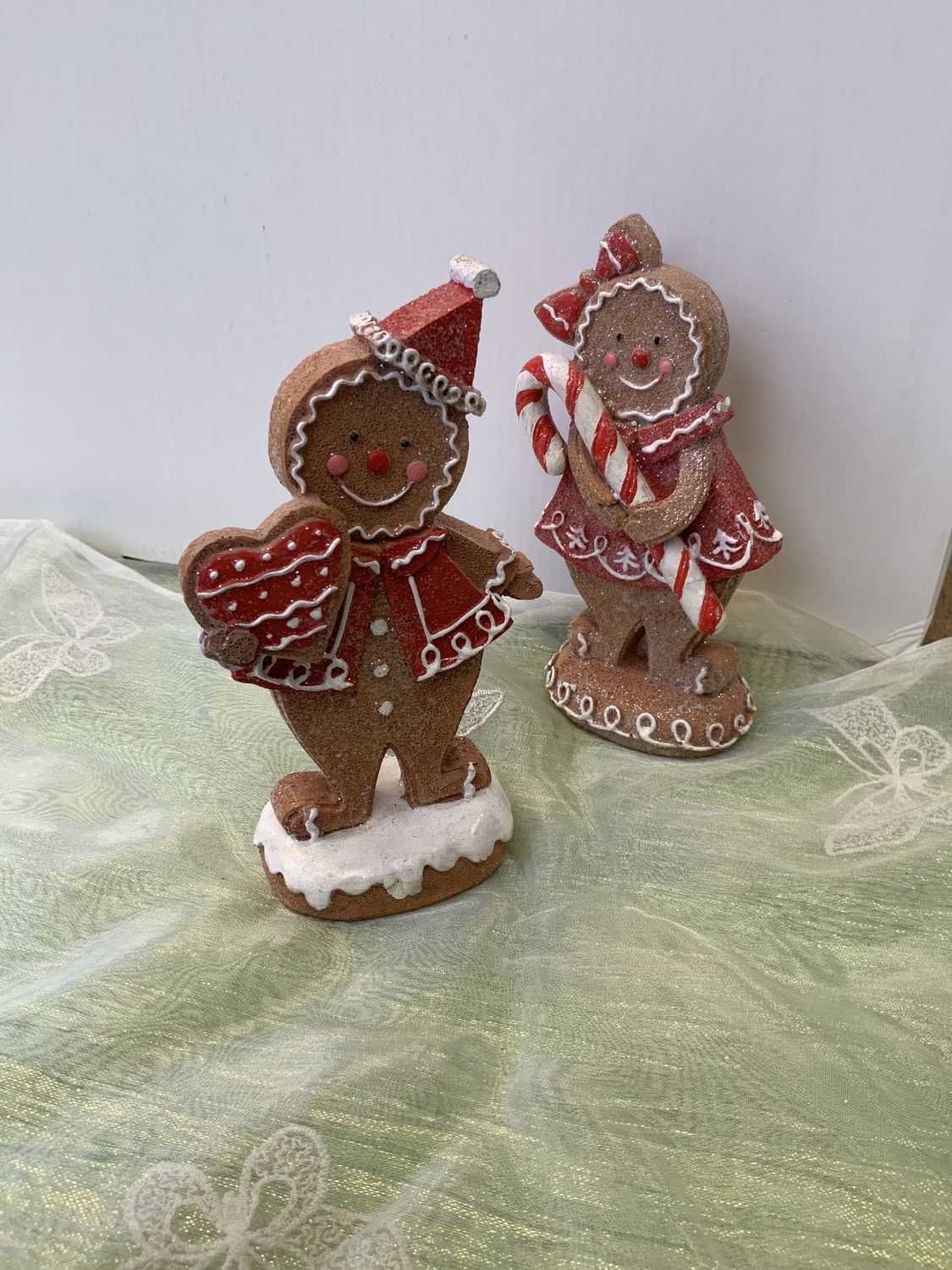 Figurine, Gingerbread Kids 2 ass't 6"