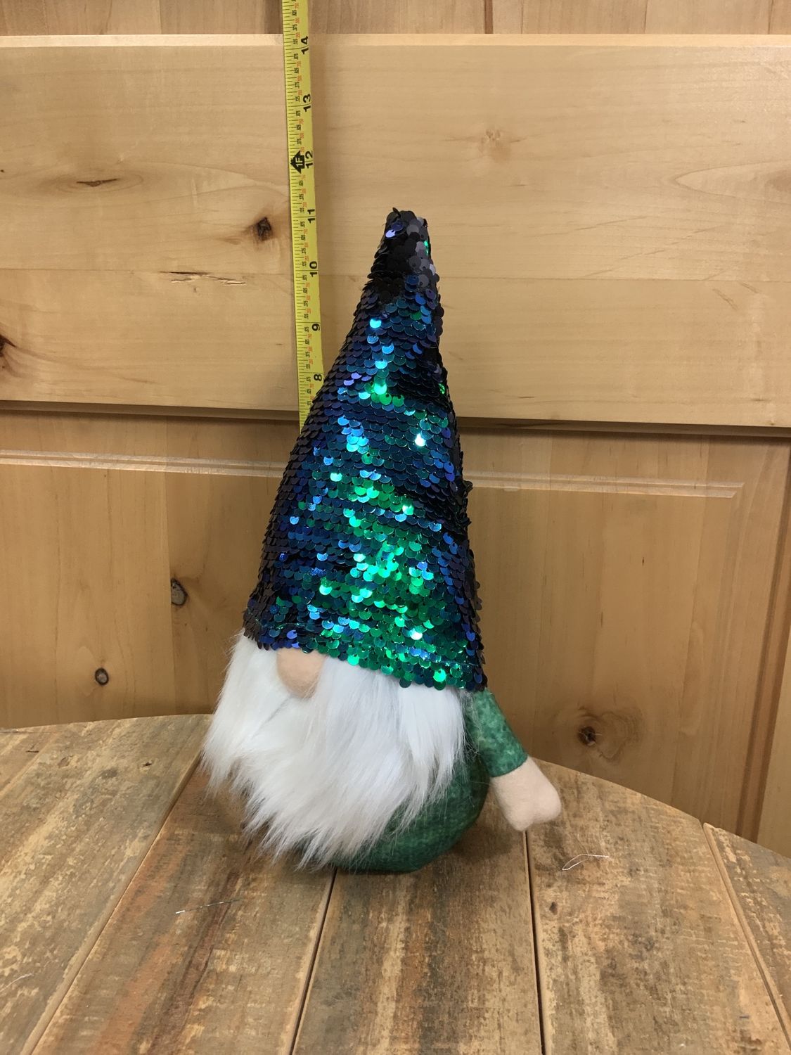 Gnome, Green Sequin Hat SM FlipSequ