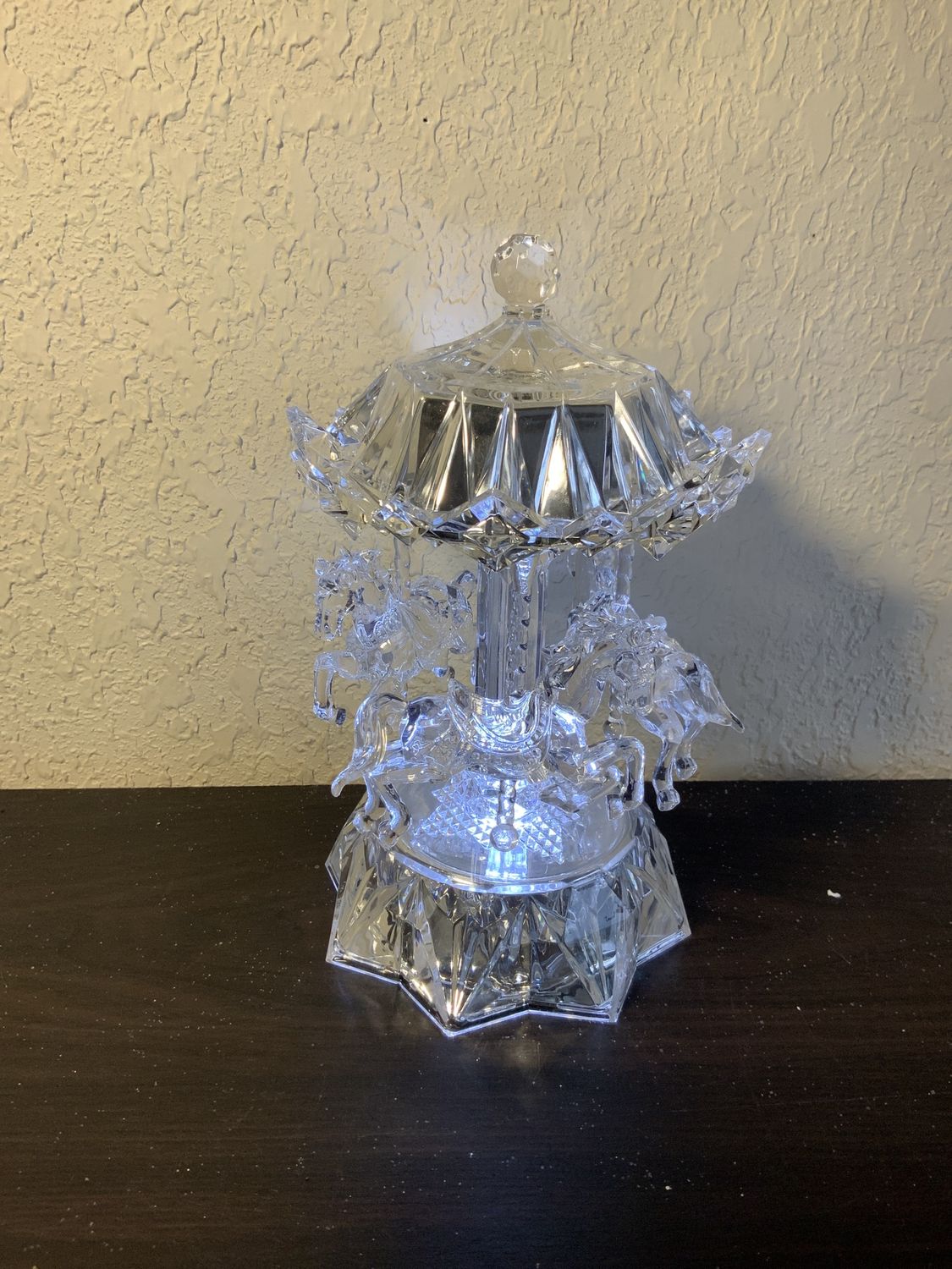 Figurine, Carousel on Pedestal 8" LED