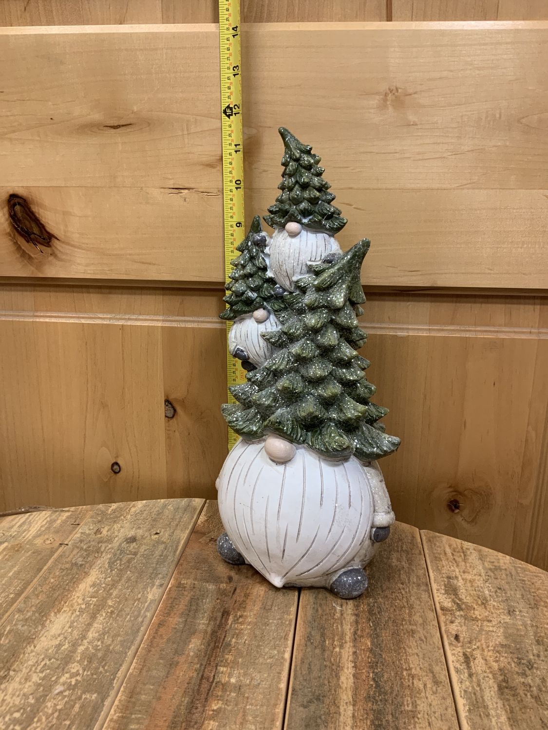 Gnome, 3 Stacked green
