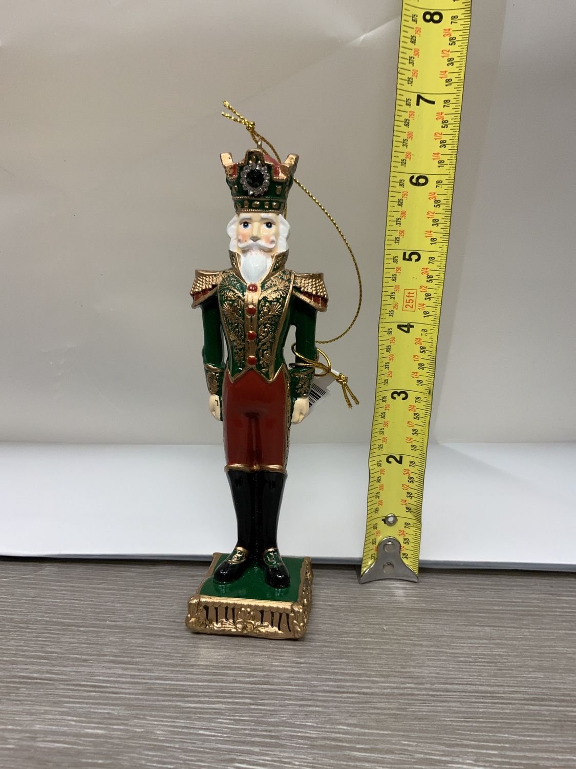 Ornament, Nutcracker Asst Green
